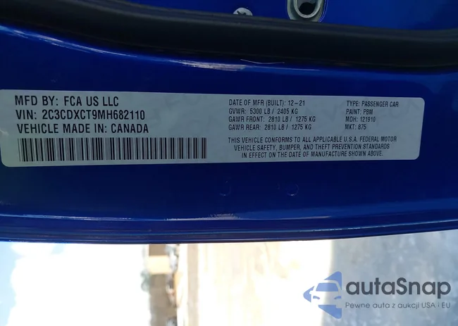 2C3CDXCT9MH682110: 44241270