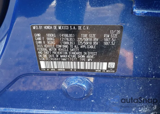 3CZRU6H11MM717077: 44241373