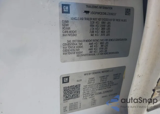 1GCPWCED8LZ209237: 44241408