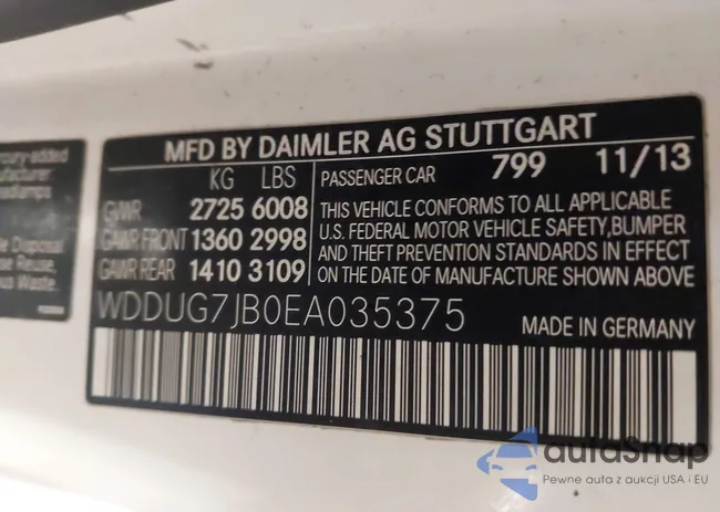 WDDUG7JB0EA035375: 44241446