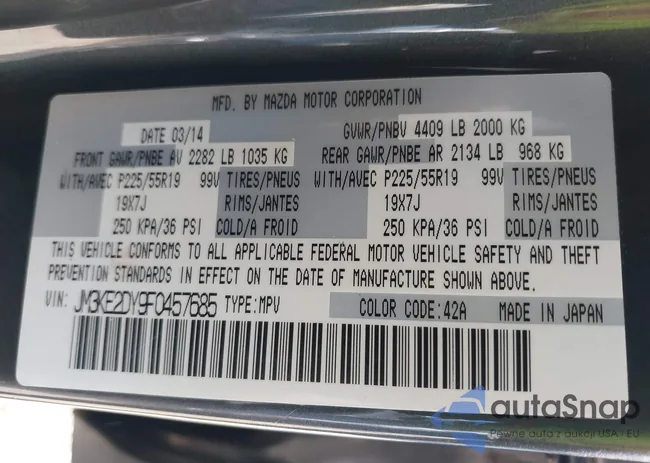 JM3KE2DY9F0457685: 44241478