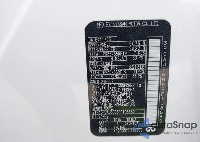 3PCAJ5BB8RF108569: 44241116