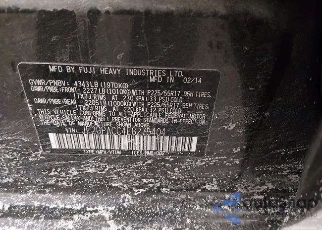 JF2GPACC4E8275404: 44241130