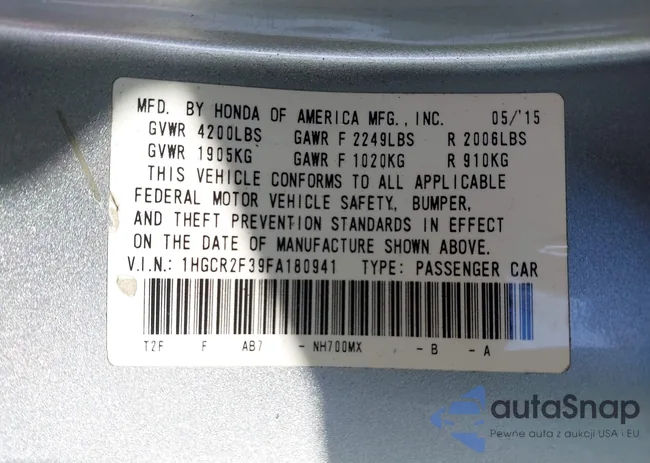 1HGCR2F39FA180941: 44242398