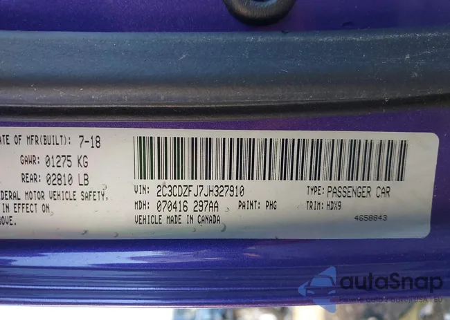 2C3CDZFJ7JH327910: 44242582