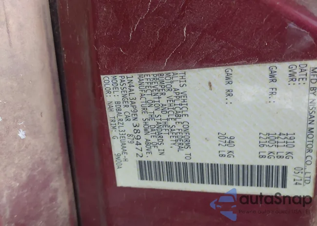 1N4AL3AP9EN389472: 44242633