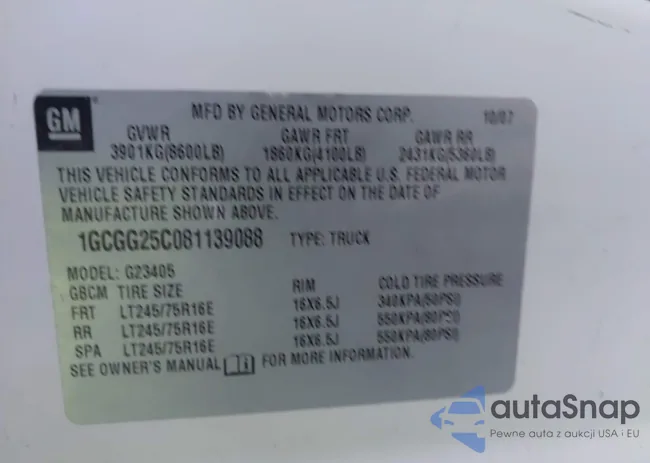 1GCGG25C081139088: 44242771