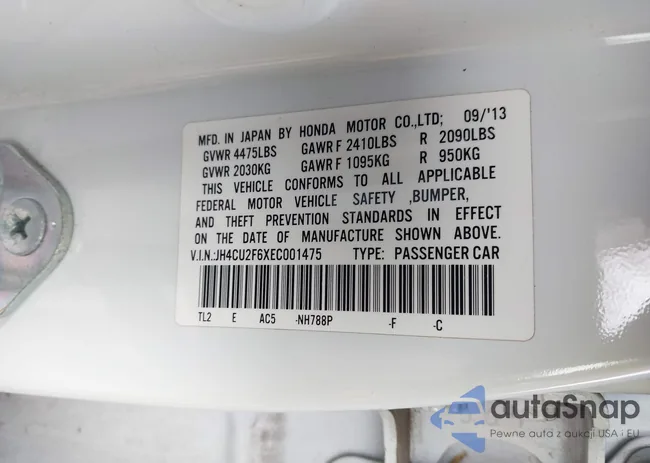 JH4CU2F6XEC001475: 44242805