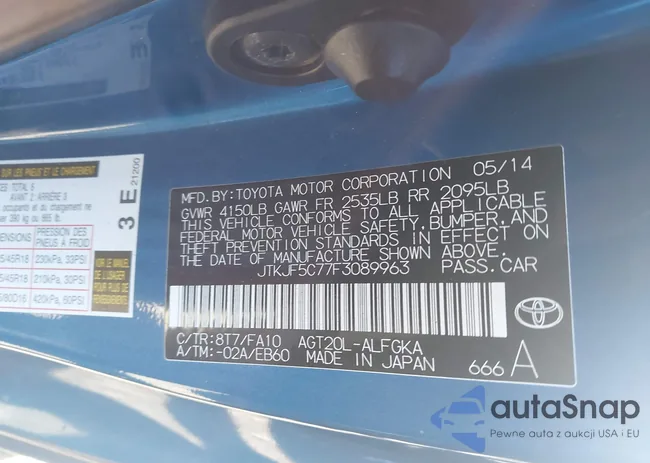 JTKJF5C77F3089963: 44241981