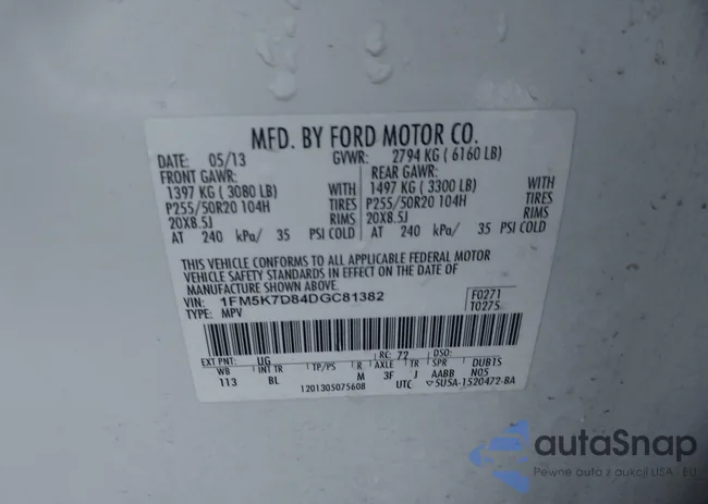 1FM5K7D84DGC81382: 44242097