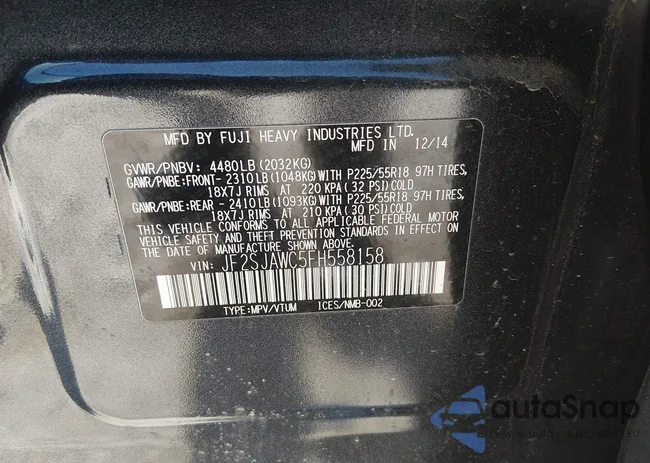 JF2SJAWC5FH558158: 44242147