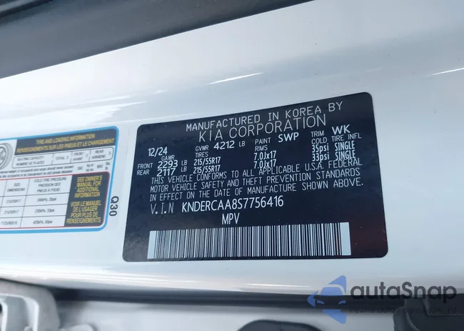 KNDERCAA8S7756416: 44243471