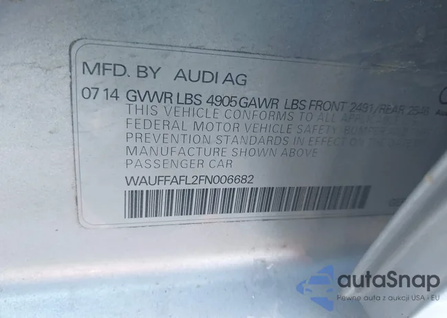 WAUFFAFL2FN006682: 44243551