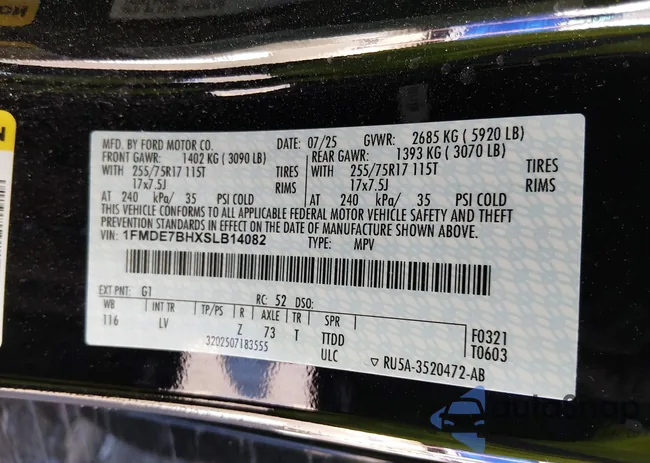 1FMDE7BHXSLB14082: 44242901