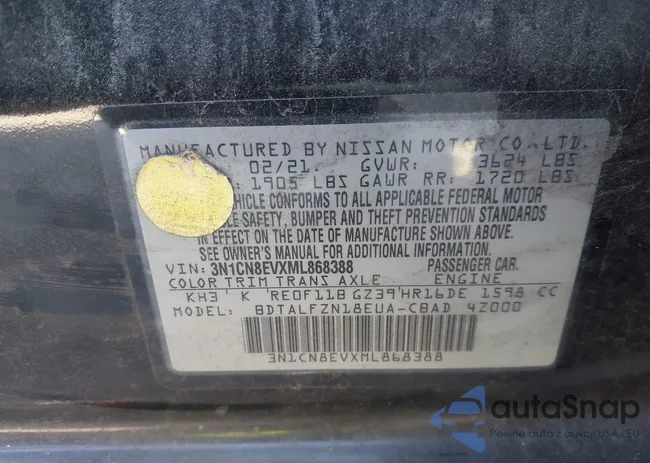 3N1CN8EVXML868388: 44242953