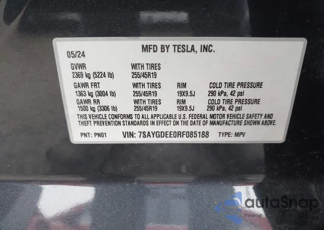 7SAYGDEE0RF085188: 44242961