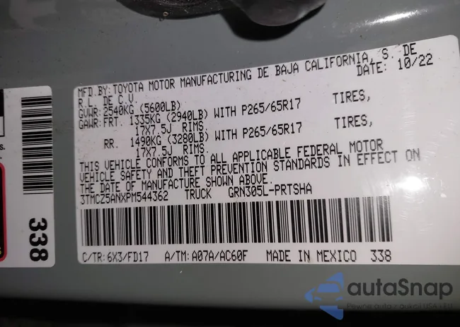 3TMCZ5ANXPM544362: 44243072