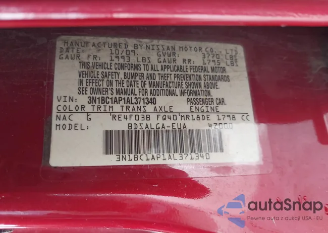 3N1BC1AP1AL371340: 44244305