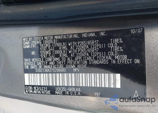 5TDZT38A27S298880: 44244386