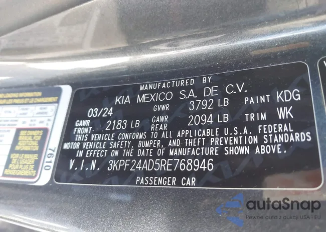 3KPF24AD5RE768946: 44244458