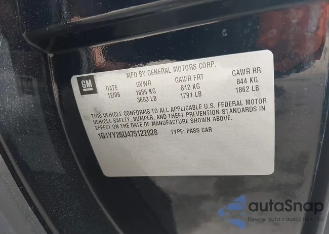 1G1YY25U475122028: 44244467