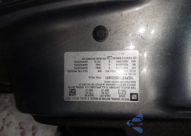 3GCPKSE30BG259691: 44244524