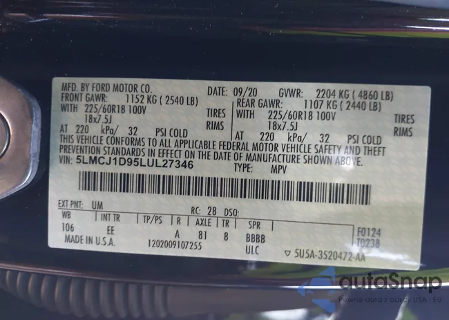 5LMCJ1D95LUL27346: 44244530