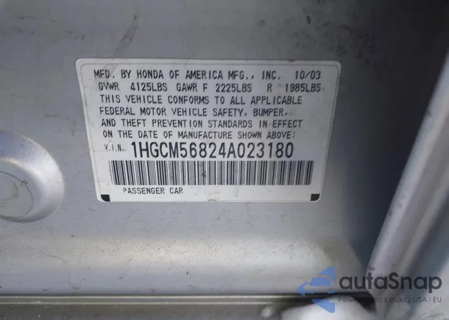 1HGCM56824A023180: 44244590