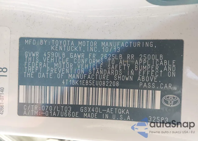 4T1BK1EB5EU082208: 44244647