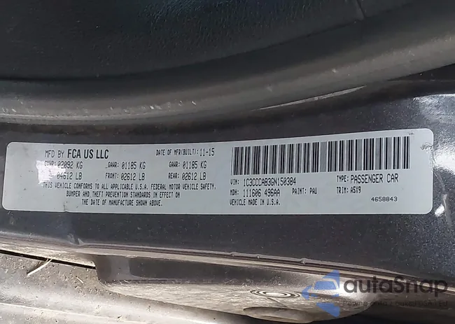 1C3CCCAB3GN150384: 44244674