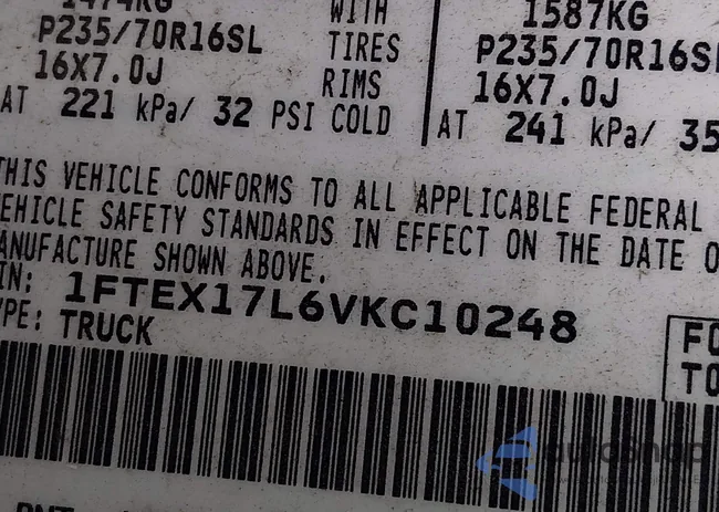 1FTEX17L6VKC10248: 44243986