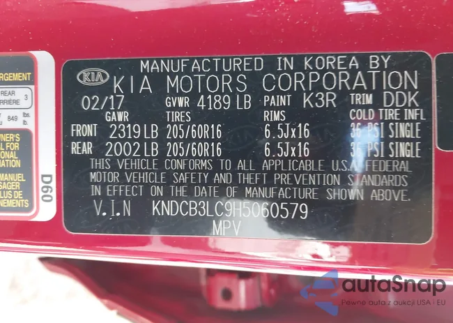 KNDCB3LC9H5060579: 44244018