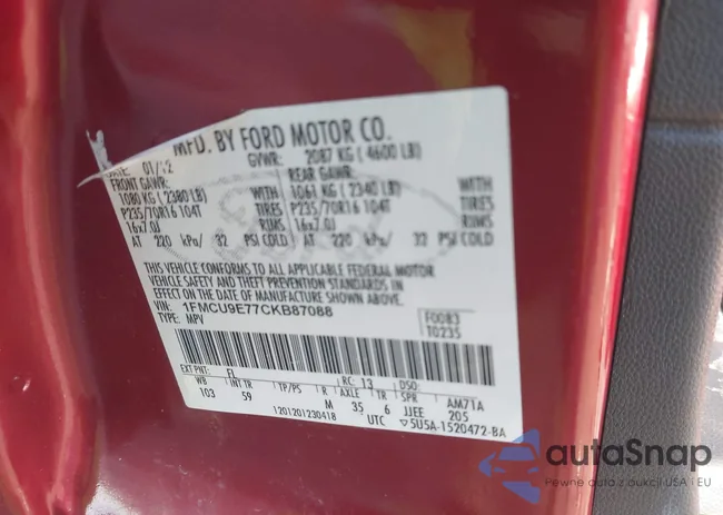 1FMCU9E77CKB87088: 44244048