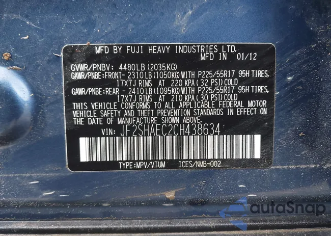 JF2SHAEC2CH438634: 44244094