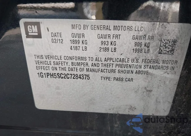 1G1PH5SC2C7284375: 44244101