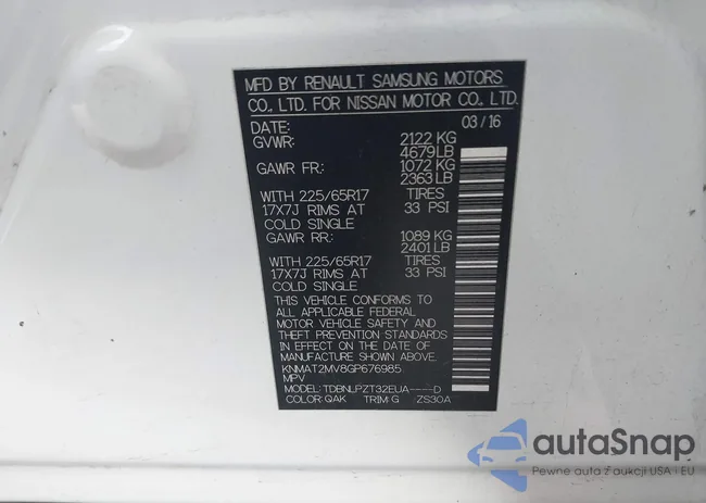 KNMAT2MV8GP676985: 44244218