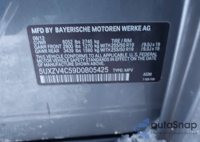 5UXZV4C59D0B05425: 44245498