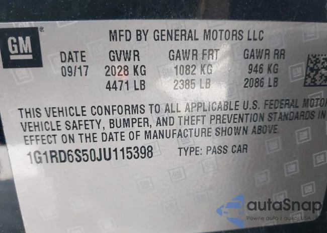 1G1RD6S50JU115398: 44245531