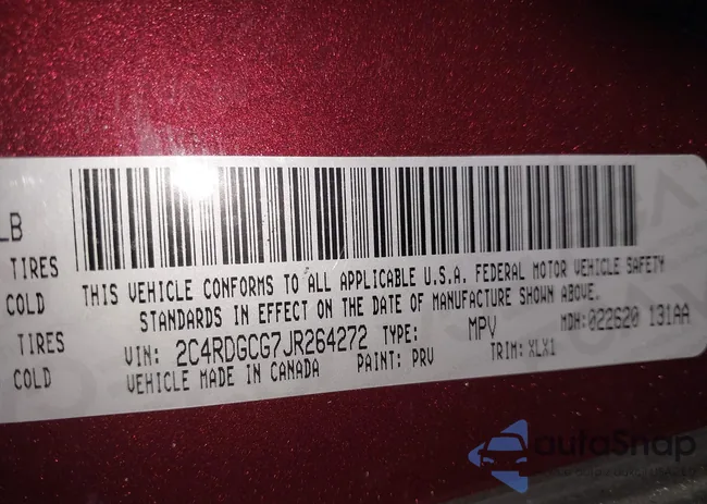 2C4RDGCG7JR264272: 44245579