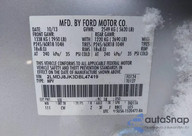 2LMDJ8JK3DBL47419: 44245667