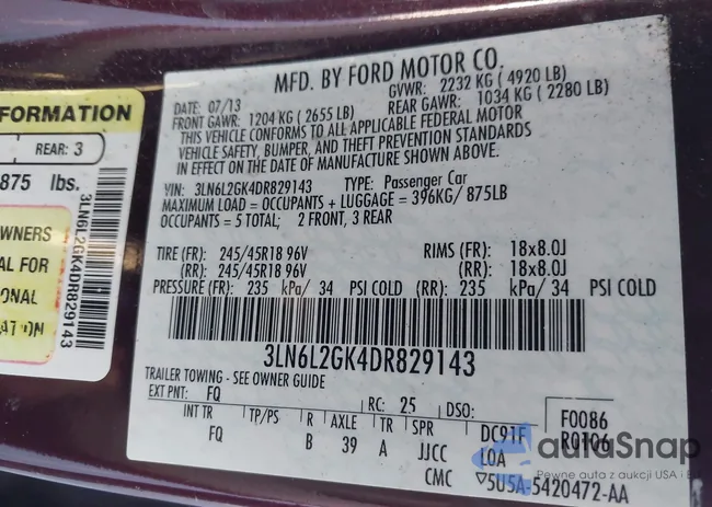 3LN6L2GK4DR829143: 44245711