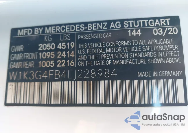 W1K3G4FB4LJ228984: 44244890