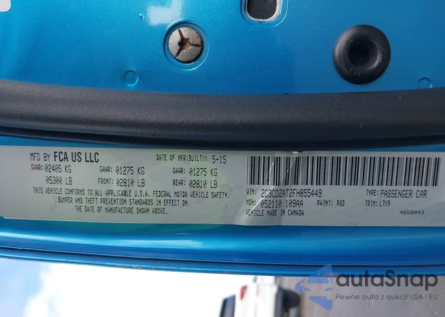 2C3CDZAT2FH855449: 44245062