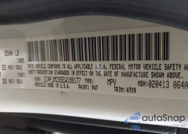 1C4PJMCS5EW199177: 44245162