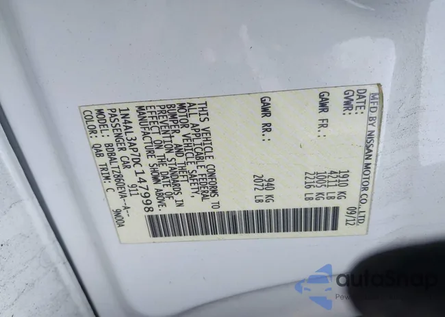 1N4AL3AP7DC147998: 44245194