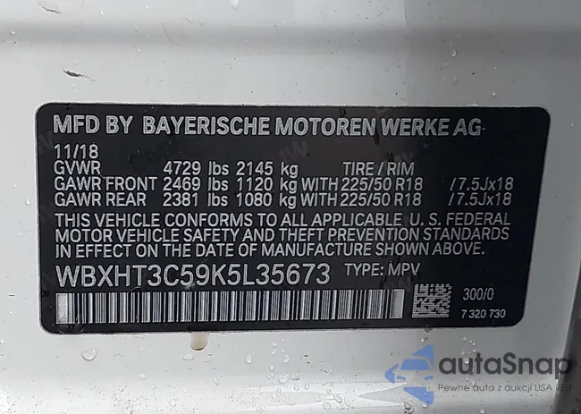 WBXHT3C59K5L35673: 44246313