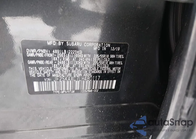 JF2SKAXC7LH480117: 44246343