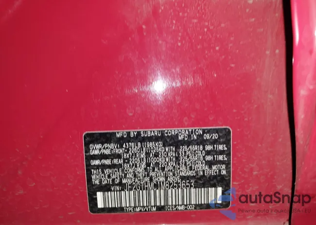 JF2GTHMC1M8253653: 44246486