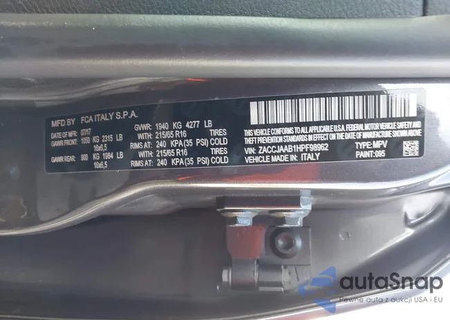 ZACCJAAB1HPF98962: 44246582