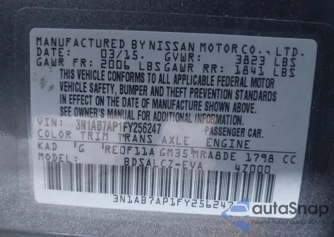 3N1AB7AP1FY256247: 44246595